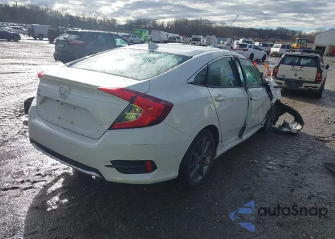 2020 Honda Civic Ex z USA, uszkodzony, nr VIN 19XFC1F3XLE002293